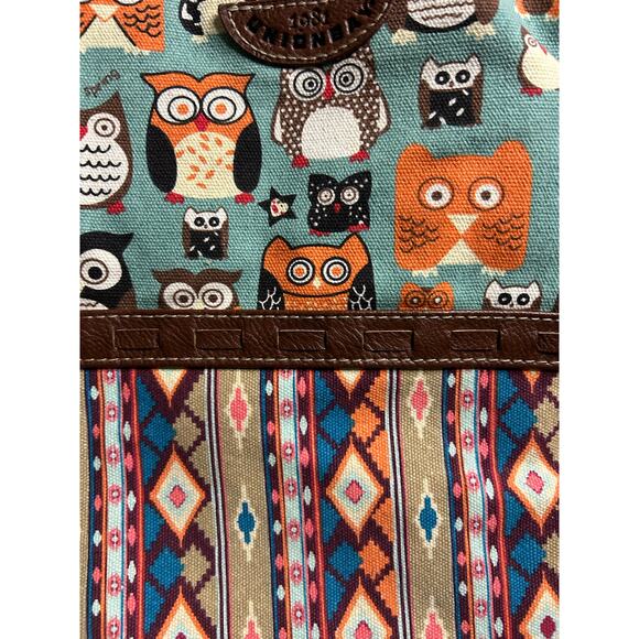 Unionbay Owl Handbag Purse Shoulder Bag Crescent - Picture 2 of 6